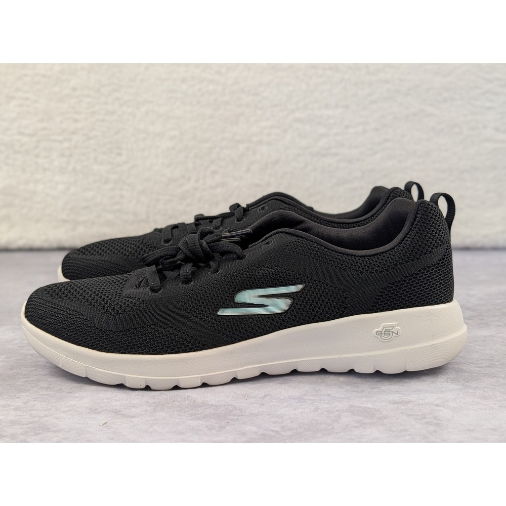 Skechers GoWalk Joy Sensational Day Black Mesh Walking Shoes 124640W Womens 9
